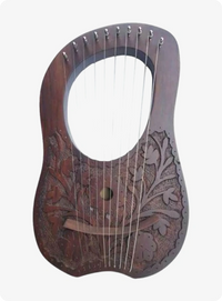 10 Metal String Scottish Lyre Harp