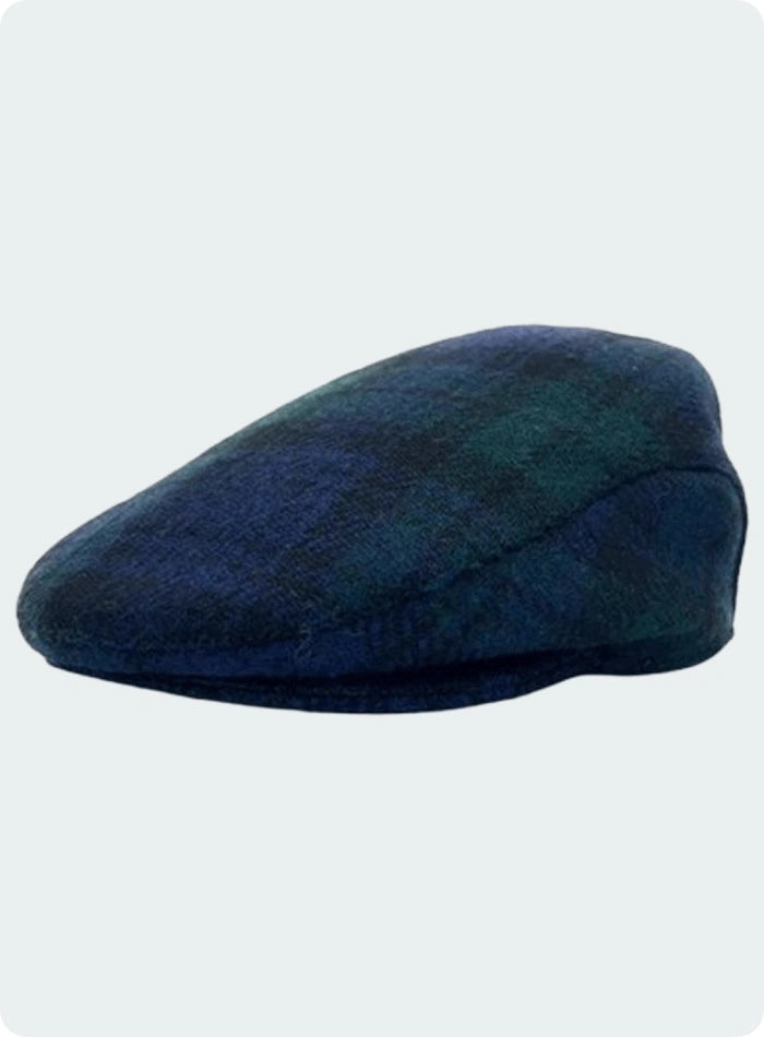 Handmade Black Watch Tartan Irish Hat