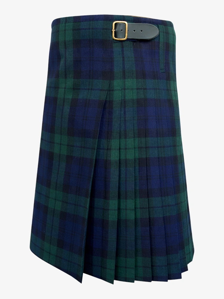 Black Watch Tartan Kilt Left Side