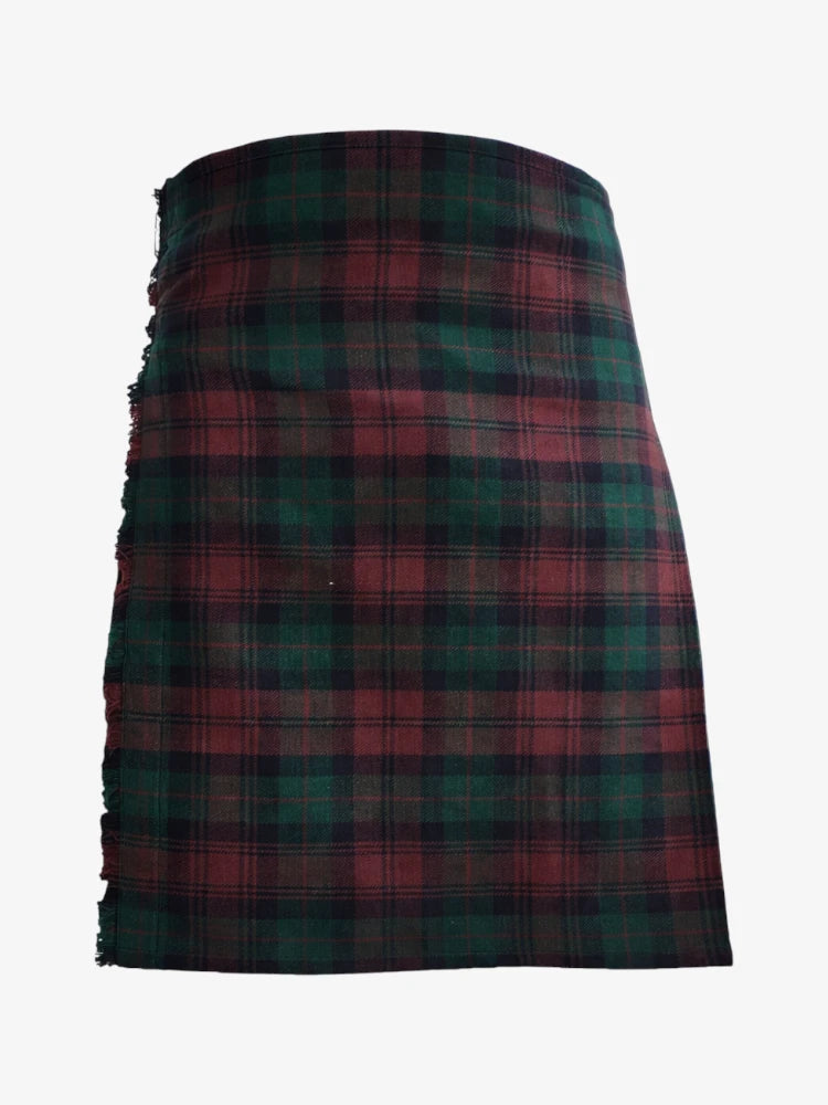 Brown Watch Tartan Kilt Front