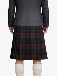 Brown Watch Tartan Kilt Model Back