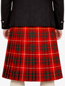 Bruce Modern Tartan Kilt Model Back
