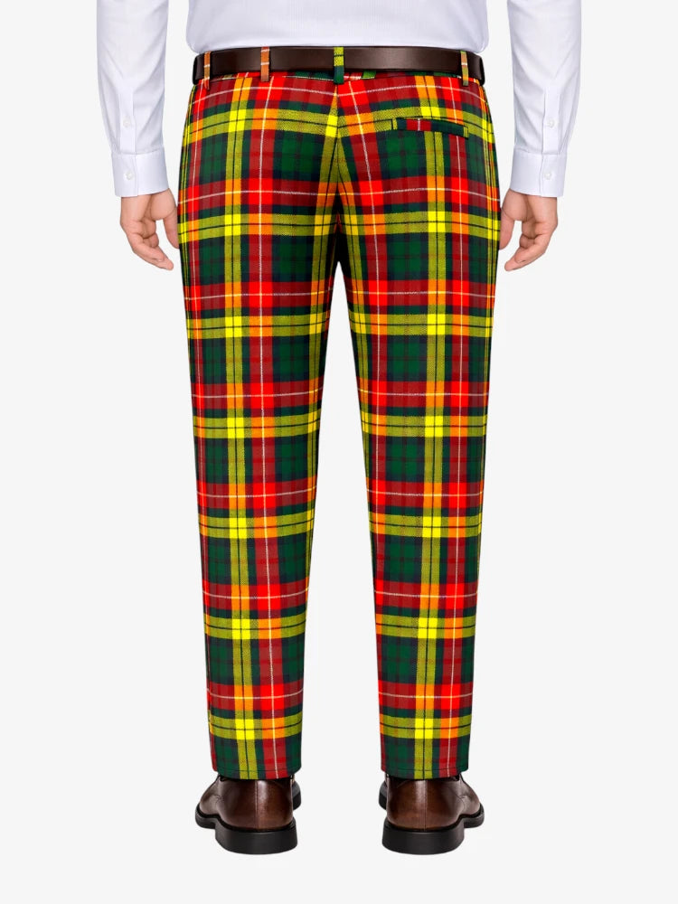 Buchanan Tartan Trouser Back