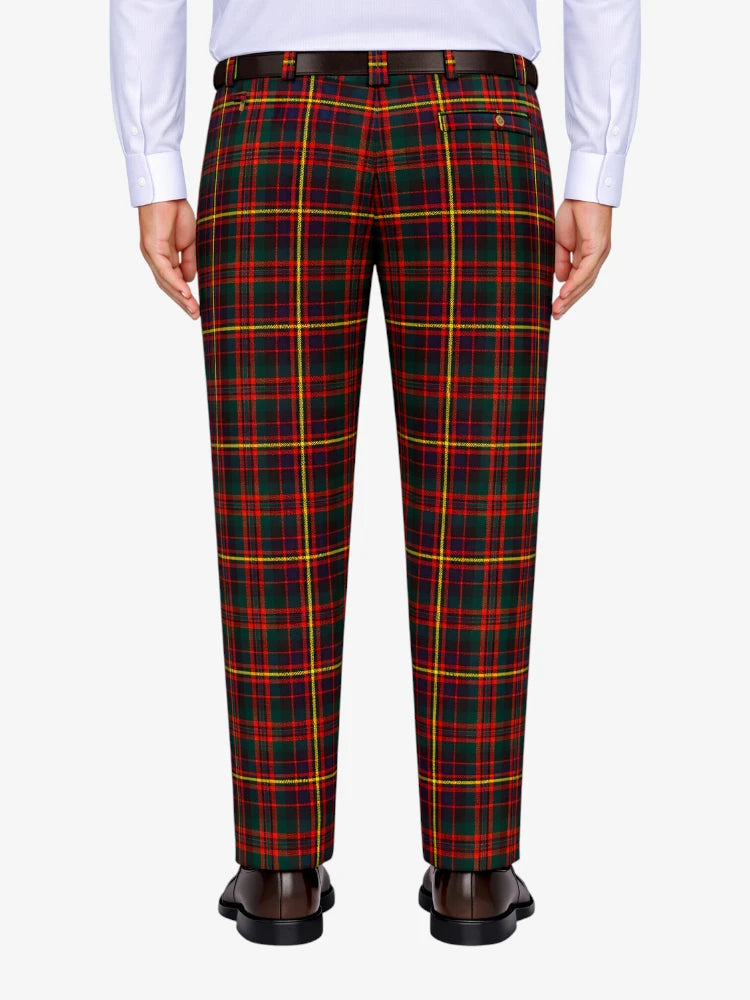Cameron Tartan Trouser Back