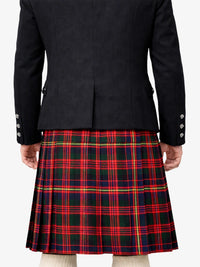 Cochrane Modern Tartan Kilt Model Back