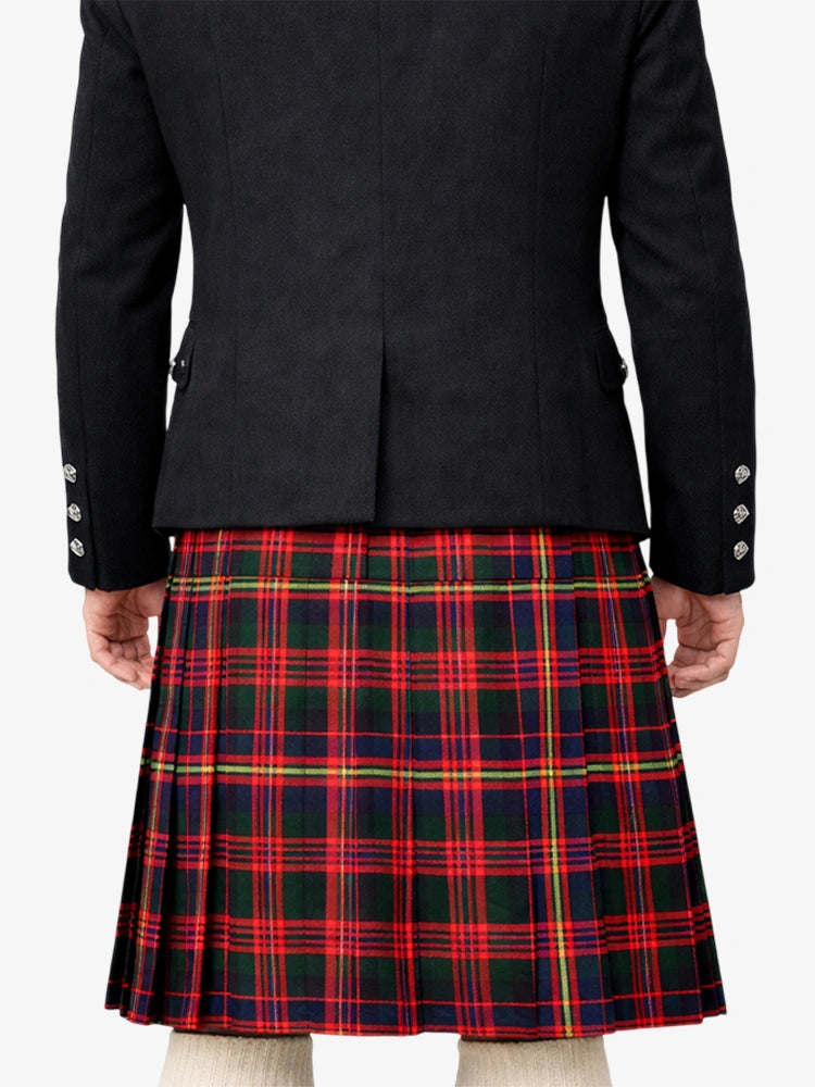 Cochrane Modern Tartan Kilt Model Back