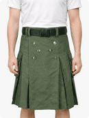 Olive Green Utility Kilt