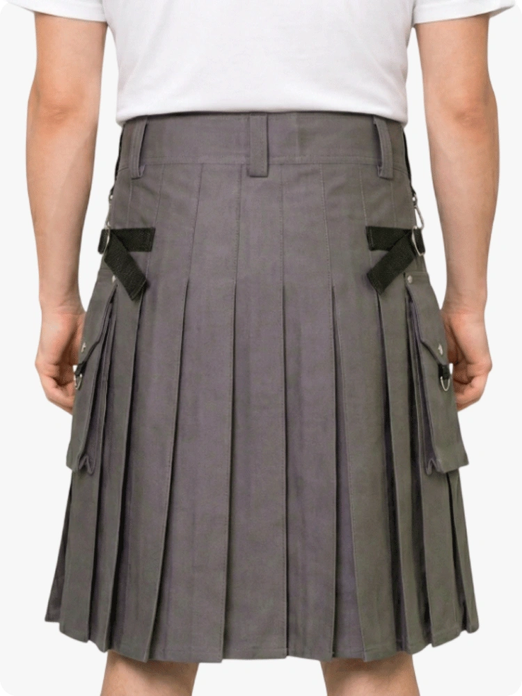 Grey Utility Kilt