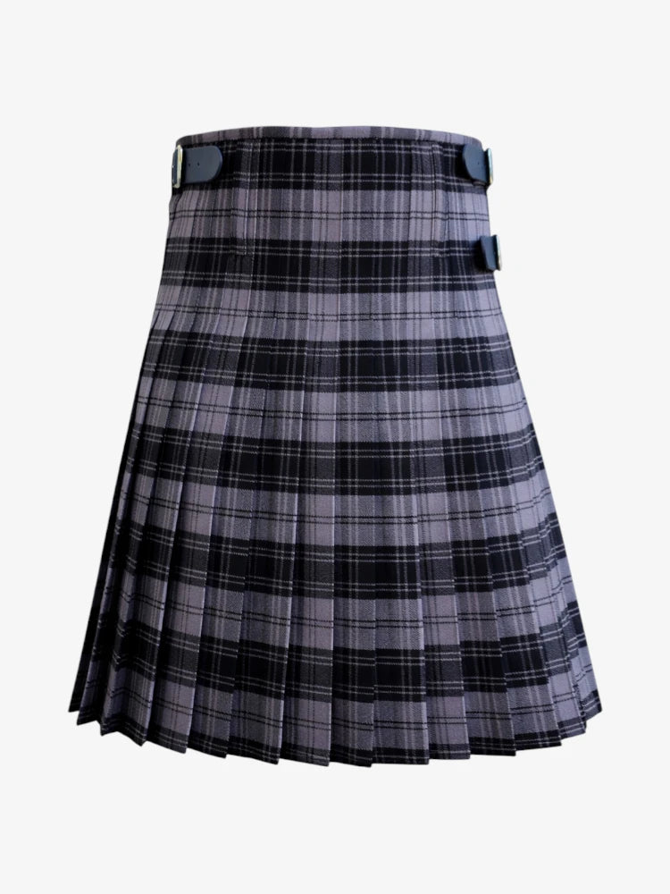 Douglas Gray Tartan Kilt Back