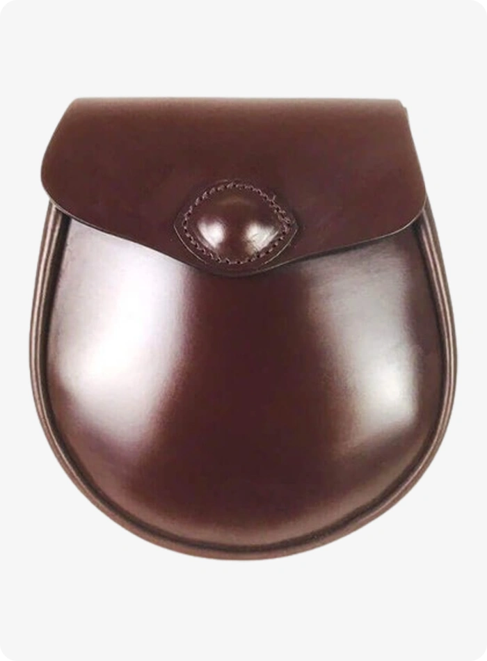 Handcrafted Brown Leather Melrose Sporran