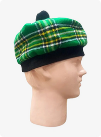 Irish National Tartan Tam O Shanter Hat