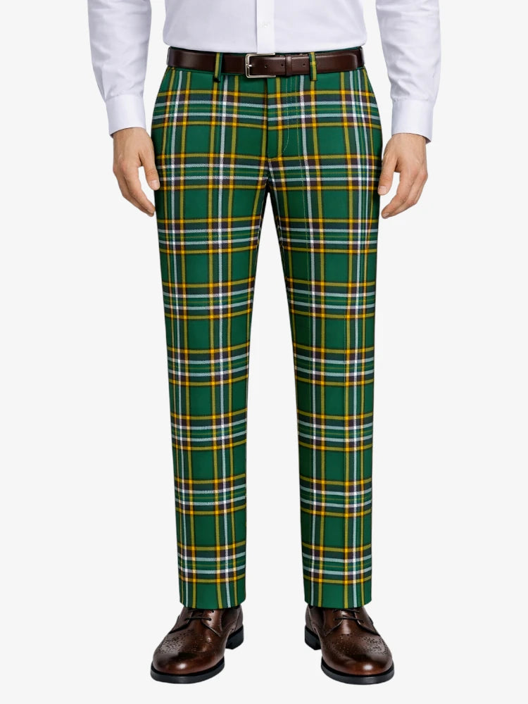 Irish National Tartan Trouser Front