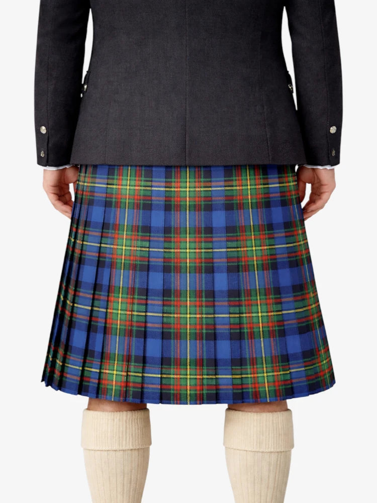 MacLellan Ancient Tartan Kilt Model Back
