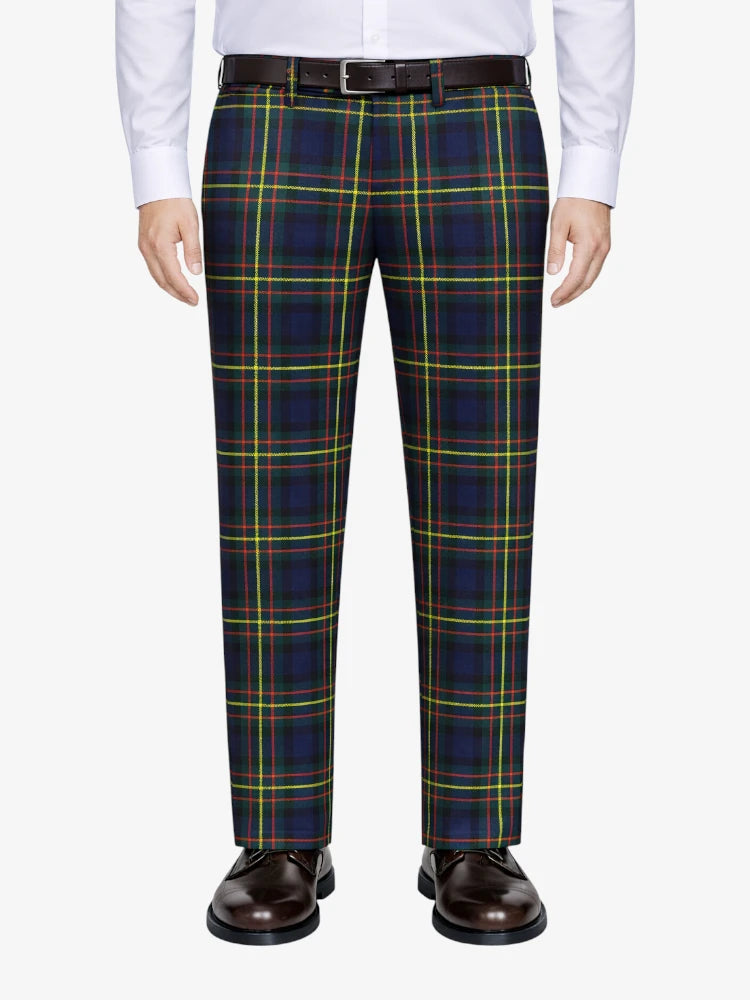 Blue Tartan Trousers