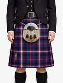 Masonic Tartan Kilt Model Front