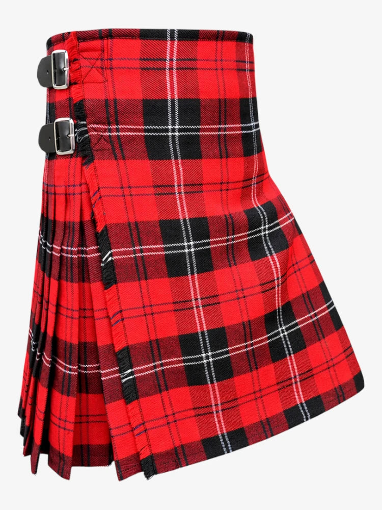 Ramsay Red Tartan Kilt Right Side