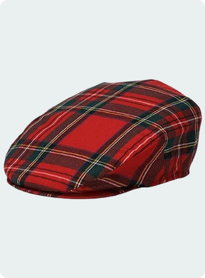 Custom Made Royal Stewart Tartan Irish Hat