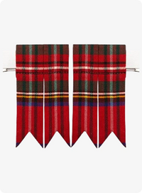 Royal Stewart Tartan Kilt Flashes