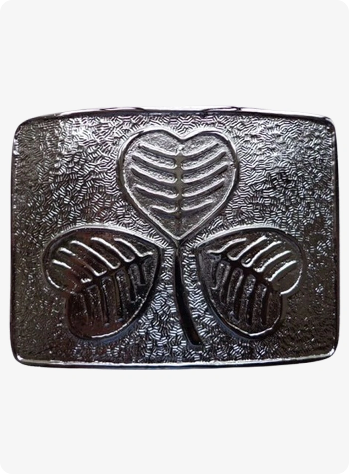 Shamrock Kilt Belt Buckle