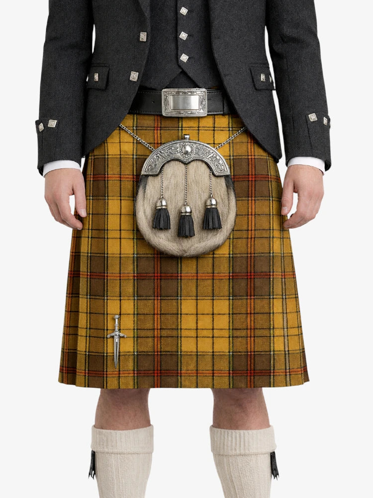 Ulster Tartan Kilt Model Front