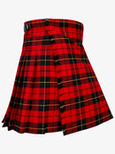Wallace Red Modern Tartan Kilt Right Side