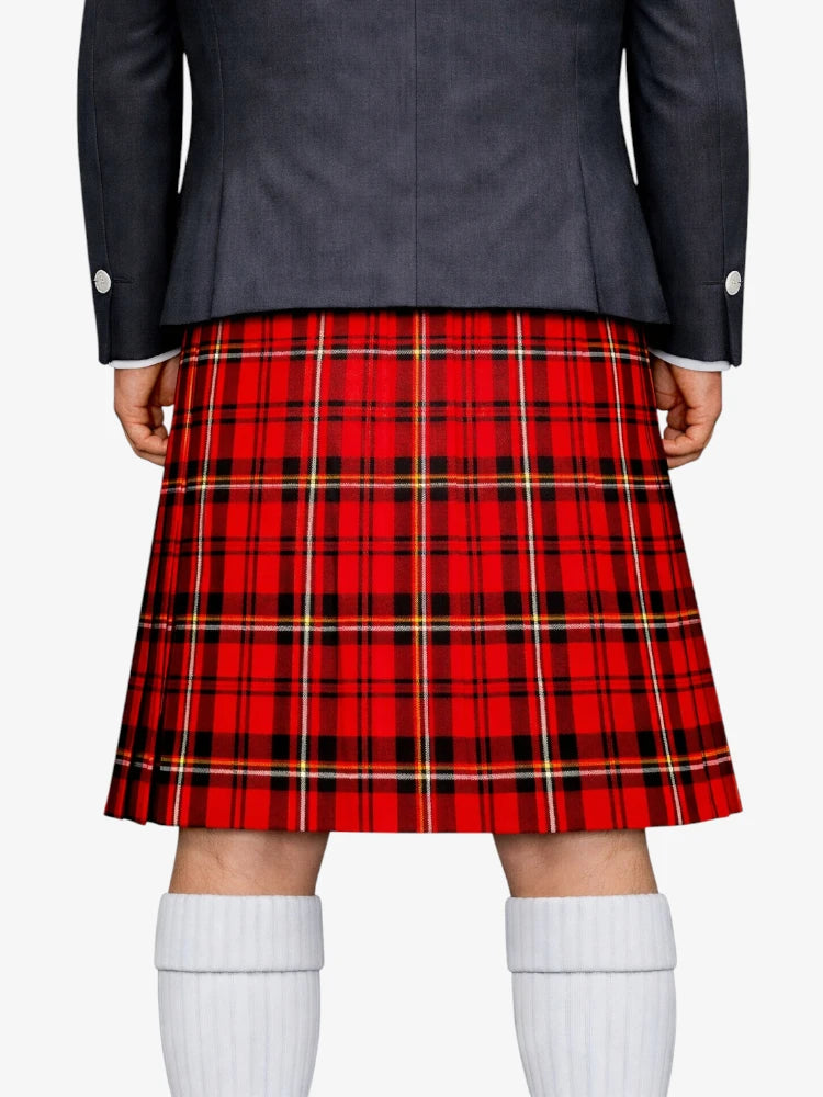 Wemyss Tartan Kilt Model Back