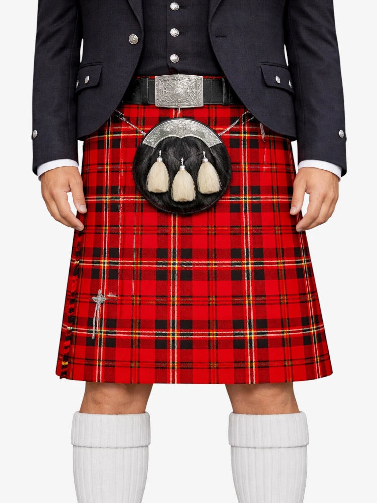 Wemyss Tartan Kilt Model Front